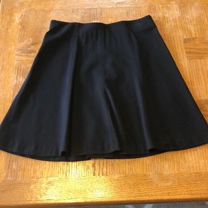 Black Loft skater skirt